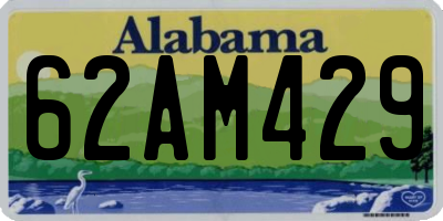 AL license plate 62AM429
