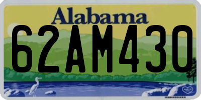AL license plate 62AM430
