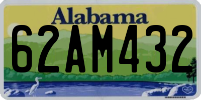 AL license plate 62AM432