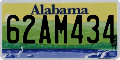 AL license plate 62AM434