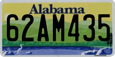 AL license plate 62AM435
