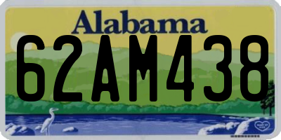 AL license plate 62AM438
