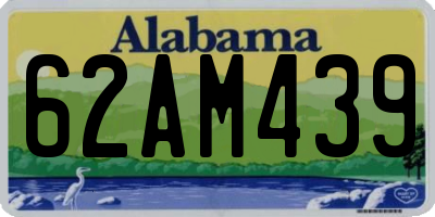 AL license plate 62AM439