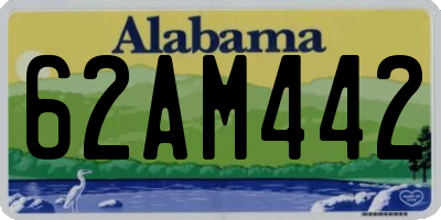 AL license plate 62AM442