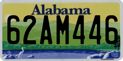 AL license plate 62AM446