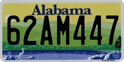 AL license plate 62AM447