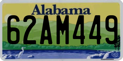 AL license plate 62AM449