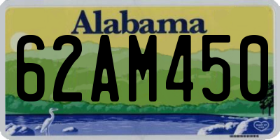 AL license plate 62AM450