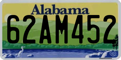 AL license plate 62AM452
