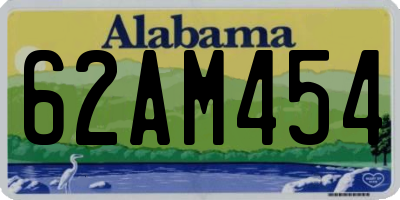 AL license plate 62AM454