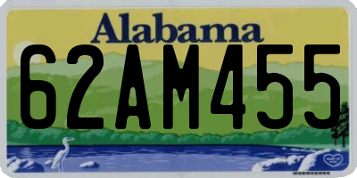 AL license plate 62AM455