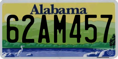 AL license plate 62AM457