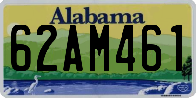 AL license plate 62AM461