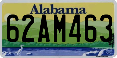 AL license plate 62AM463