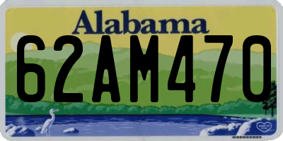 AL license plate 62AM470