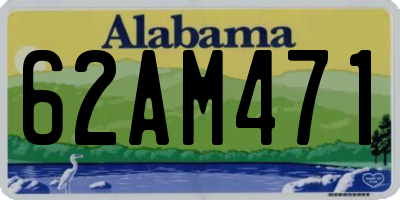 AL license plate 62AM471