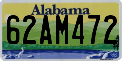 AL license plate 62AM472
