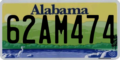 AL license plate 62AM474