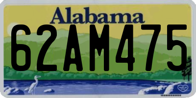 AL license plate 62AM475