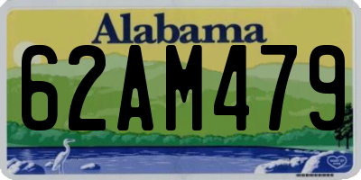 AL license plate 62AM479