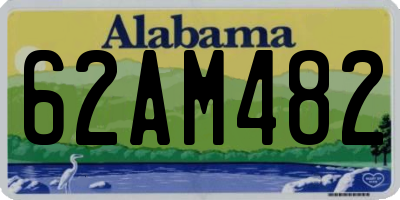AL license plate 62AM482