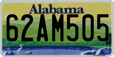 AL license plate 62AM505