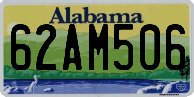 AL license plate 62AM506