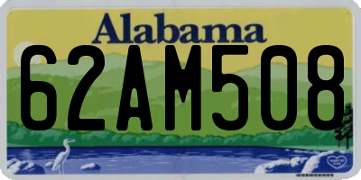 AL license plate 62AM508