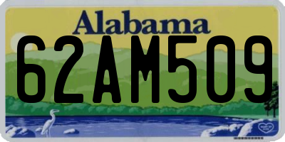 AL license plate 62AM509