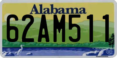 AL license plate 62AM511