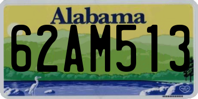 AL license plate 62AM513