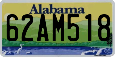 AL license plate 62AM518