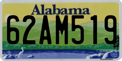 AL license plate 62AM519