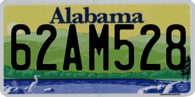 AL license plate 62AM528