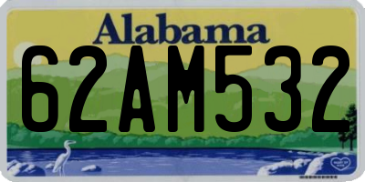 AL license plate 62AM532