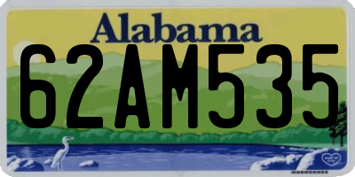AL license plate 62AM535