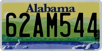 AL license plate 62AM544