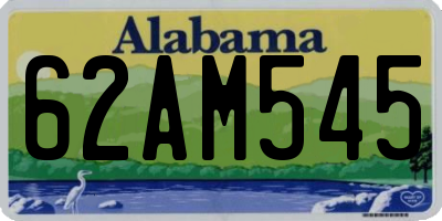 AL license plate 62AM545