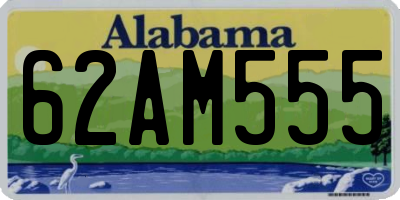 AL license plate 62AM555