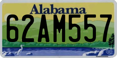 AL license plate 62AM557
