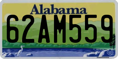 AL license plate 62AM559