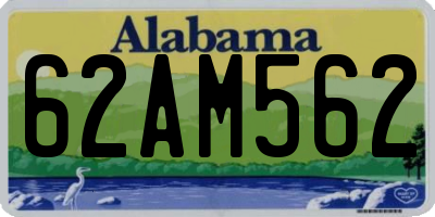 AL license plate 62AM562