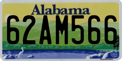AL license plate 62AM566