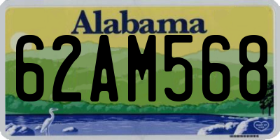 AL license plate 62AM568