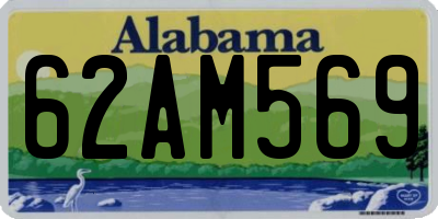 AL license plate 62AM569