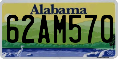 AL license plate 62AM570