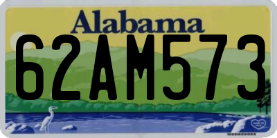AL license plate 62AM573