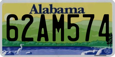 AL license plate 62AM574