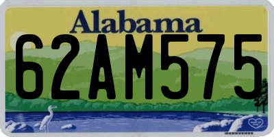 AL license plate 62AM575