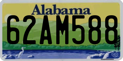 AL license plate 62AM588
